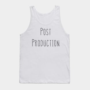 Post Production - Black Tank Top